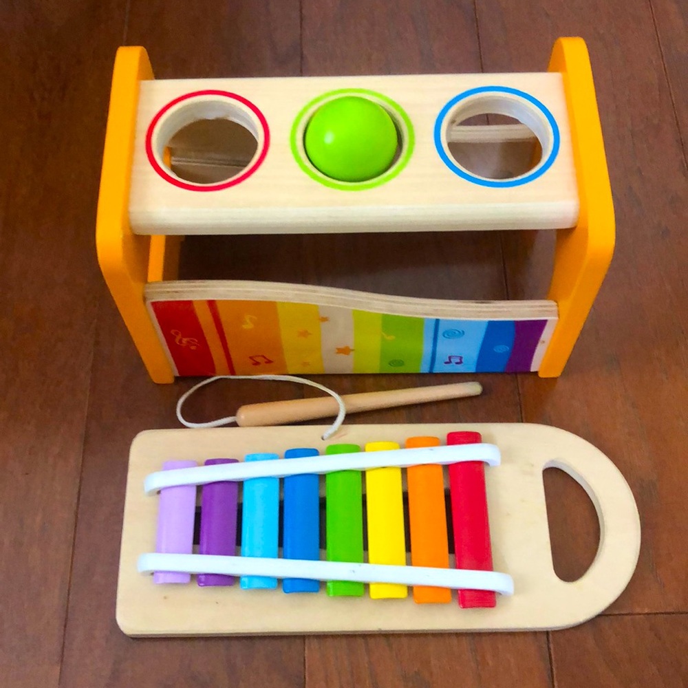 Hape Wooden Xylophone with Ball Drop